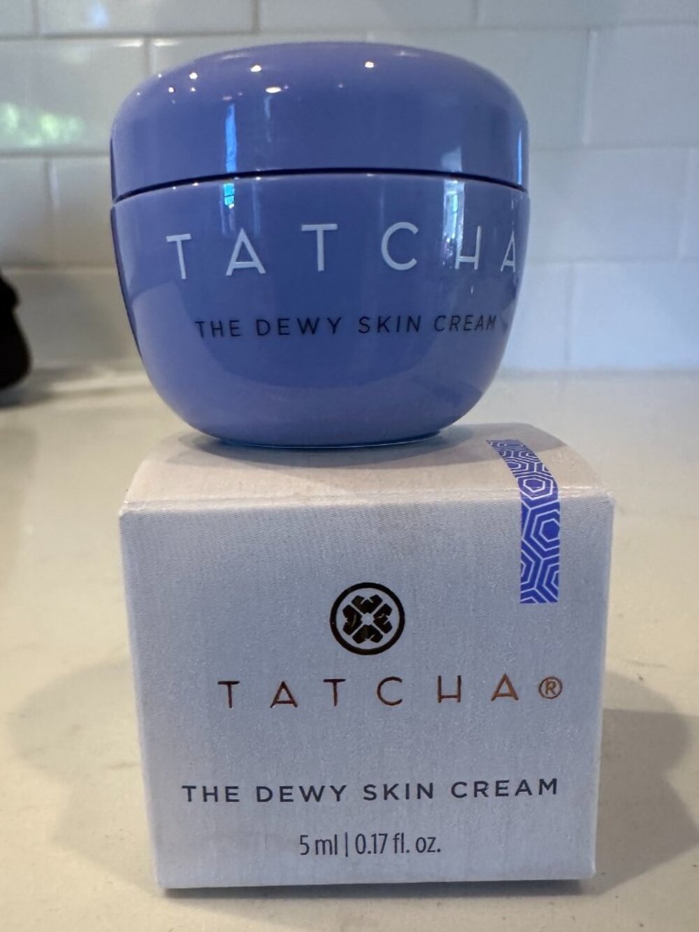 Tatcha The Dewy Skin Cream 5ml / 0.17 fl oz Travel Sample Size NIB NEW